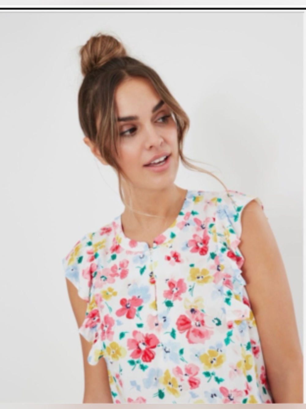 Joules | Anastasia Frill Sleeve Blouse
